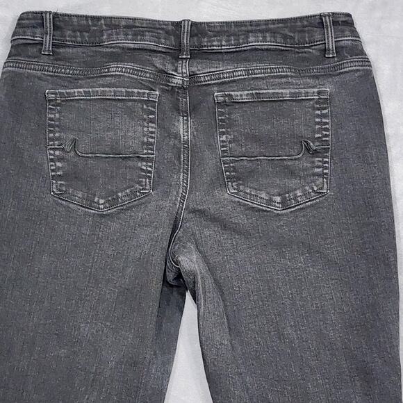 m jeans by Maurices Mid Rise Curvy Straight Black Size 16W Short - Picture 6 of 11